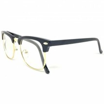 60s Retro Malcolm X Horn Rim Hipster Vintage Glasses Black - Malcom - £11.80 GBP