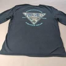 Columbia PFG Men's Black Cotton Long Sleeve Crewneck Graphic T-Shirt Size XL image 11