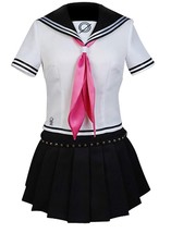 ZYHCOS Cosplay Costume Girls School Uniform Sailor Black Skirt Dress (Custom Mad - £38.93 GBP