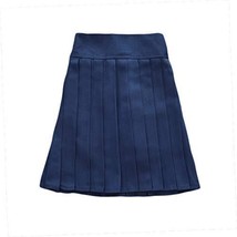 Women&#39;s Pleated Mini Skirt Tennis A-line Elastic Shorts Navy Blue,XL - £18.98 GBP