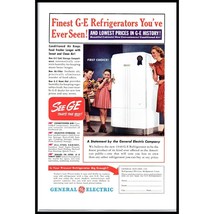 1940 GE General Electric Fridge Refrigerator Vintage Print Ad Boy Girl W... - $11.97