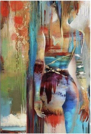HQ Canvas Print Wall Art HORIZON WOMEN FRAME AVAILABLE Item image 4