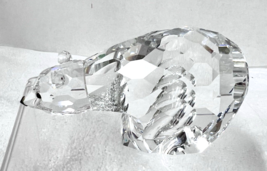 Swarovski Crystal Polar Bear Solid Crystal 3.5 W x 1 3/4 T Swan Mark Sma... - $26.24