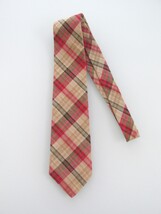 Rooster Vintage Men's Cotton Plaid Tie - $16.00