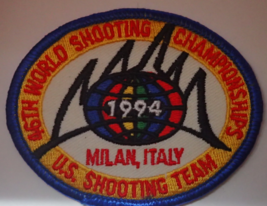U.S. Shooting Team Badge/Patch - 46th World Shooting Championships Milan, Italy - £36.91 GBP