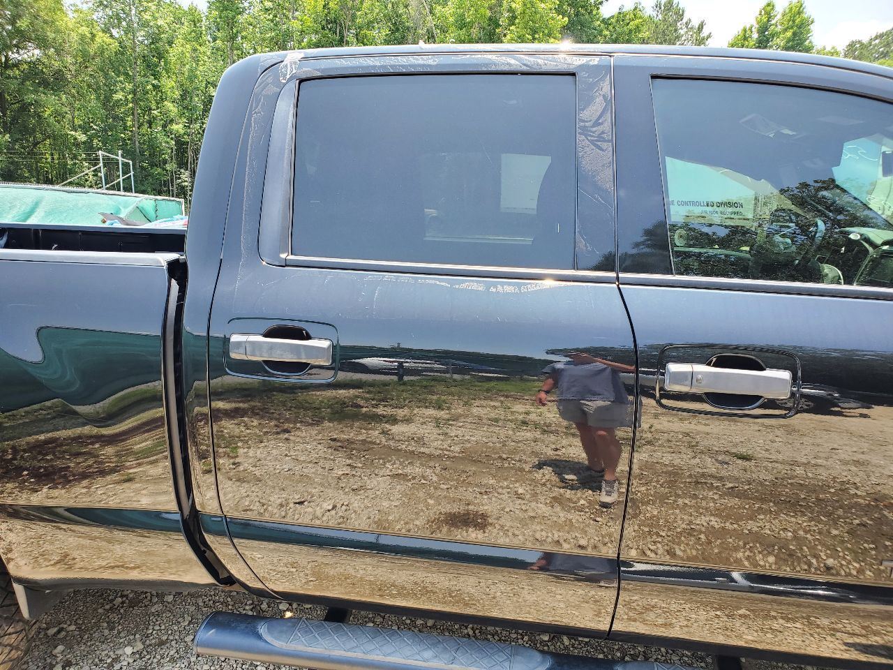 2017 2018 2019 Nissan Titan XD OEM Right Rear Door G41 Magnetic Black Pearl - $618.75