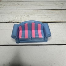 Fisher Price Loving Family Hideway Hollow Blue Pink Couch Replacement Do... - $7.91