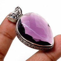 African Amethyst Vintage Style Gemstone Handmade Pendant Jewelry 1.90&quot; SA 2081 - £4.73 GBP