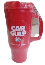 RARE Sealed 7-Eleven Car Gulp Big GuIp Insulated 28 oz Fountain Cup Trav... - $24.70