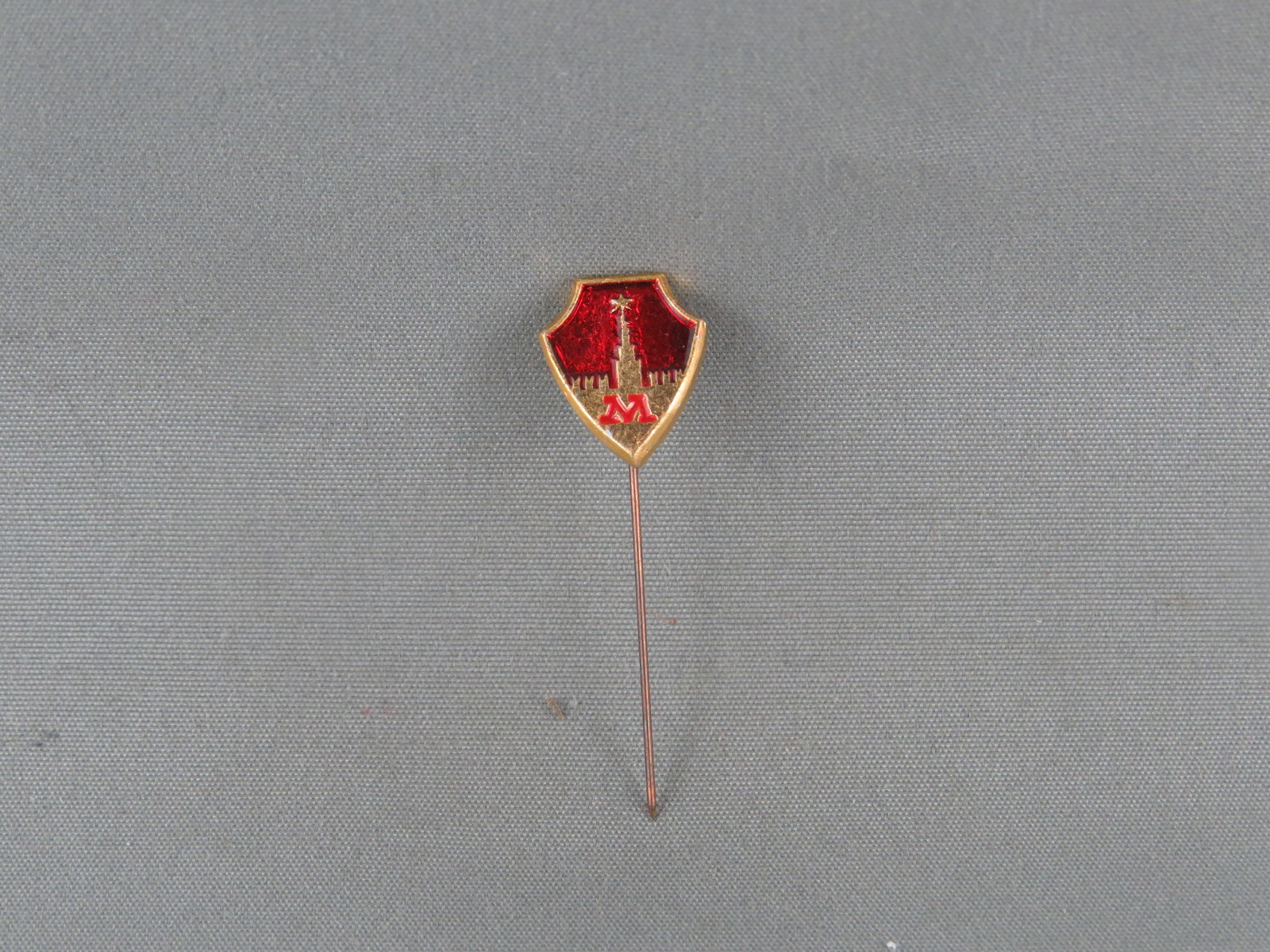 Primary image for Vintage Soviet Tourist Pin - Moscow City - Stick Pin