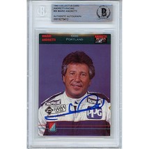 Mario Andretti Autograph F1 Trading Cards 1992 Collect-a-Card Vette Beckett BGS - £390.04 GBP