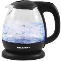 Maxi-Matic 1L Glass Electric Tea Kettle Hot Water Heater Boiler Bpa-Free With Bl - £30.36 GBP