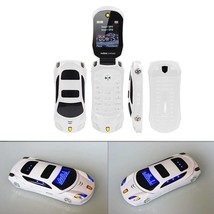 NEWMIND f15 flip white dual sim car model English + Russian Arabic key mobile - £48.10 GBP