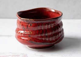 Handcrafted Ceramic Matcha Tea Bowl - Chinese Authentic White Matcha Bowl, Match - £31.96 GBP