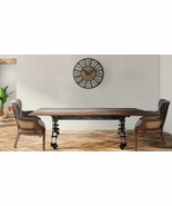 Walnut Live Edge Slab Dining Tabletop - Gray River Epoxy - 80 x 40 x 2&quot; - $117,785.54 MXN