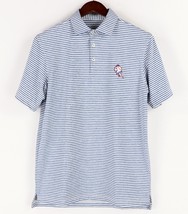 Vineyard Vines NY Mets Performance Golf Polo Shirt Mens Small Blue Striped - $27.44