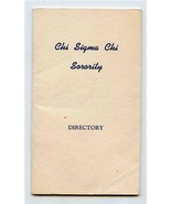 Chi Sigma Chi Sorority Directory 1926 - 1949 Marquette University Milwau... - £21.80 GBP