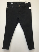 Frankie &amp; Stella Women&#39;s Plus High Rise Skinny Jeans Black 22W X 30 NWT - $19.99