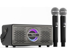 SINGMOOD Model S-330 Portable Bluetooth Karaoke Machine 2 Wireless Microphones - $191.10