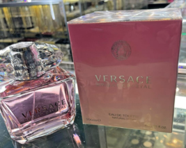 Versace Bright Crystal by Versace 6.7 oz 200 ml Eau de Toilette EDT Her SEALED - £108.12 GBP