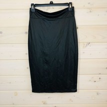 Simlu Women&#39;s Sz M Black Sexy Faux Leather Pencil Skirt NWOT MSRP $49.99 - £12.13 GBP
