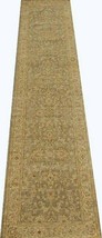 4 x 17 ft Hallway Runner Rug Rare Wide Extra Long Handmade Gray Peshawar Carpet - £1,799.61 GBP