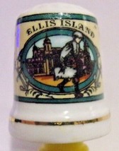 Ellis Island Souvenir Thimble-New - $7.43