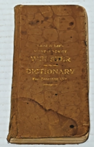 Antique Laird &amp; Lee&#39;s Vest Pocket Dictionary 1893 - £31.97 GBP