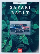 1993 GMC Truck Safari Rally Dealer Showroom Sales Brochure Guide Catalog - £7.40 GBP