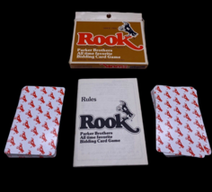 1978 Rook Bidding Card Game Parker Brothers with Rules Vintage - £28.40 GBP