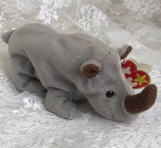 1996 TY Retired Beanie Rhinosaurus  &quot;Spike&quot; 8&quot; - £6.84 GBP