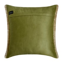 Green Jute Textured, Jute, 16&quot;x16&quot; Throw Pillow Cover - Evergreen Jute - $468.10 MXN+