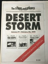 STARS AND STRIPES NEWSPAPER, DESERT STORM, COMMEMORATIVE EDITION 1991, V... - $465.99 MXN