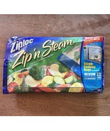 Ziploc Zip&#39;N Steam Medium Cooking Bag-Pack of 10~DISCONTINUED NEW SEALED - €14,92 EUR