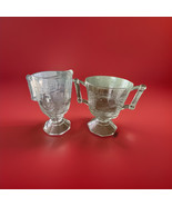 Antique Pressed Glass Creamer/Sugar Bowl Baltimore Pear Pattern EAPG Ser... - $427.61 MXN