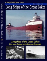 RARE &quot;Long Ships Passing&quot; films Great Lakes S.S. Edmund Fitzgerald S.S. Anderson - £14.06 GBP