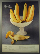 1956 United Fruit Company Ad - Who stole the banana? - £14.54 GBP