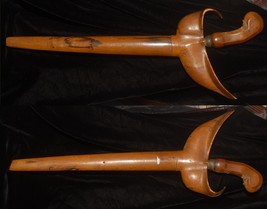 Great Javan Antique Meterorite Iron Hand Forged Kris Watered Blade Ca 1800&#39;S - £256.60 GBP