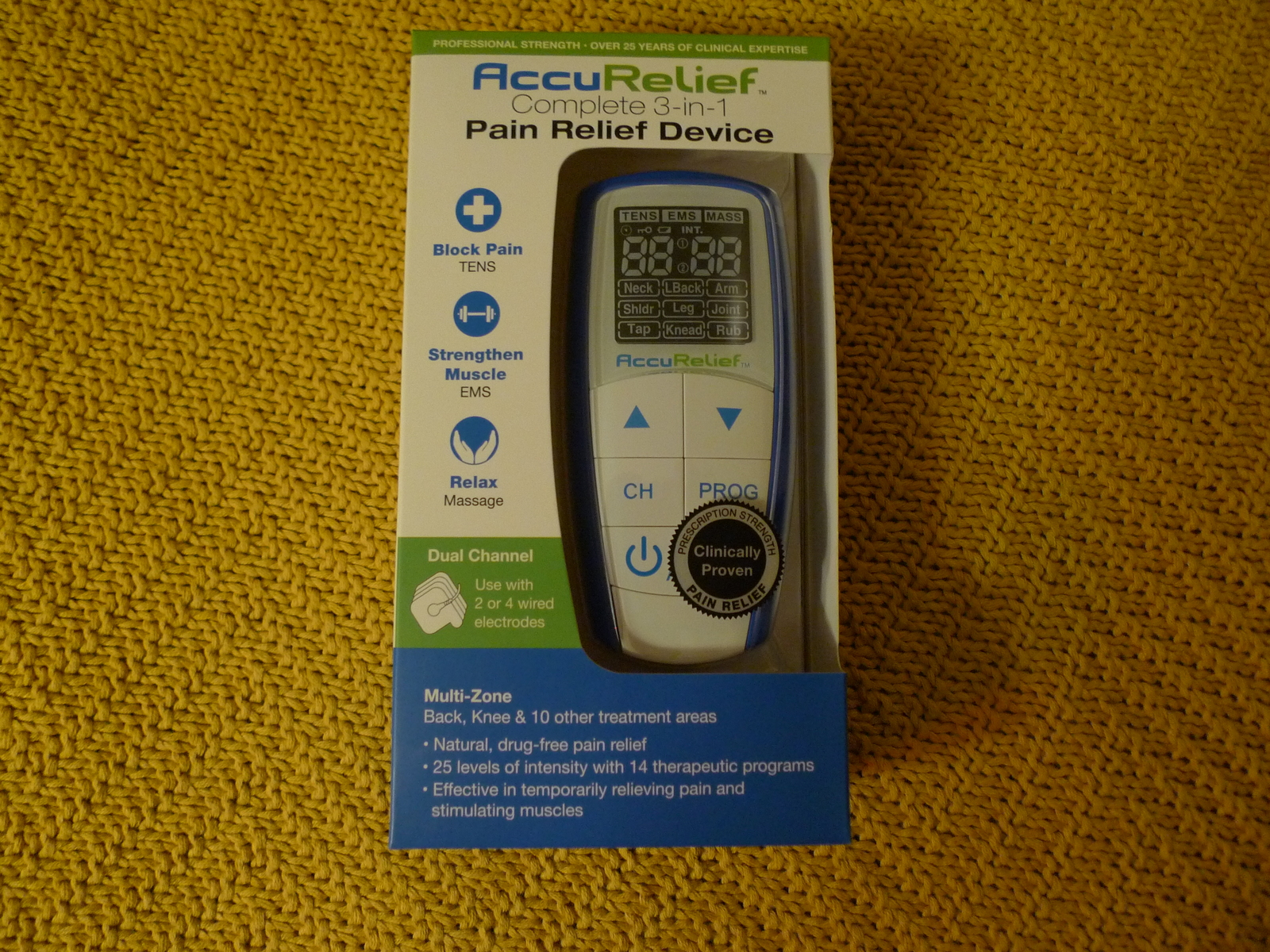 ACCURELIEF PAIN RELIEF ELECTRODE DEVICE SALES Electrotherapy Gel Pads Kit - $15.00
