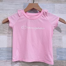 Champion Performance Ruffle Tee Pink Soft Stretch Jersey Active Toddler ... - £7.62 GBP