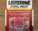Listerine Cool Heat PocketPaks Cinnamon Breath Strips 3 Pack = 72 Strips... - £39.68 GBP