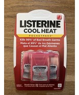 Listerine Cool Heat PocketPaks Cinnamon Breath Strips 3 Pack = 72 Strips... - £38.93 GBP