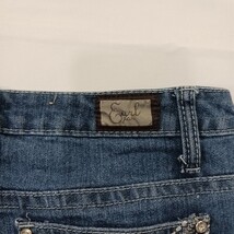 Earl Jean RN#89302 Women’s Blue Mid-Rise Cotton Blend Cropped Jeans Size 10 image 6
