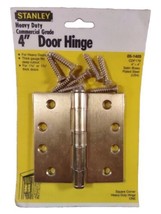 Stanley Heavy Duty Satin Brass 4" Architectural Door Hinge Commercial Grade - $9.86