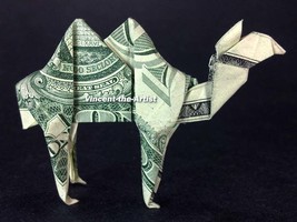 CAMEL Money Origami Dollar Bill Animal Cash Sculptors Bank Note Handmade... - £15.62 GBP