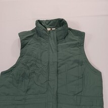 Sonoma Life + Style Girls/Women's Green Full Zip Snap Button Vest Pockets Size L image 13