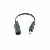 5.5mm 2.1mm Female Jack to 3.5mm 1.35mm male Plug DC Power Supply Cord C... - £11.72 GBP