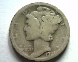 1921 Mercury Dime About Good / Good AG/G Nice Original Coin Bobs Coins Fast Ship - £27.54 GBP