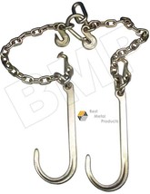 V TYPE TOW CHAIN J HOOK 5/16 GRAB HOOK WRECKER TRUCK TRAILER TIE HAULER ... - £49.14 GBP