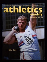 Athletics Weekly Magazine December 8 1984 mbox1468 Billy Cole - £4.85 GBP